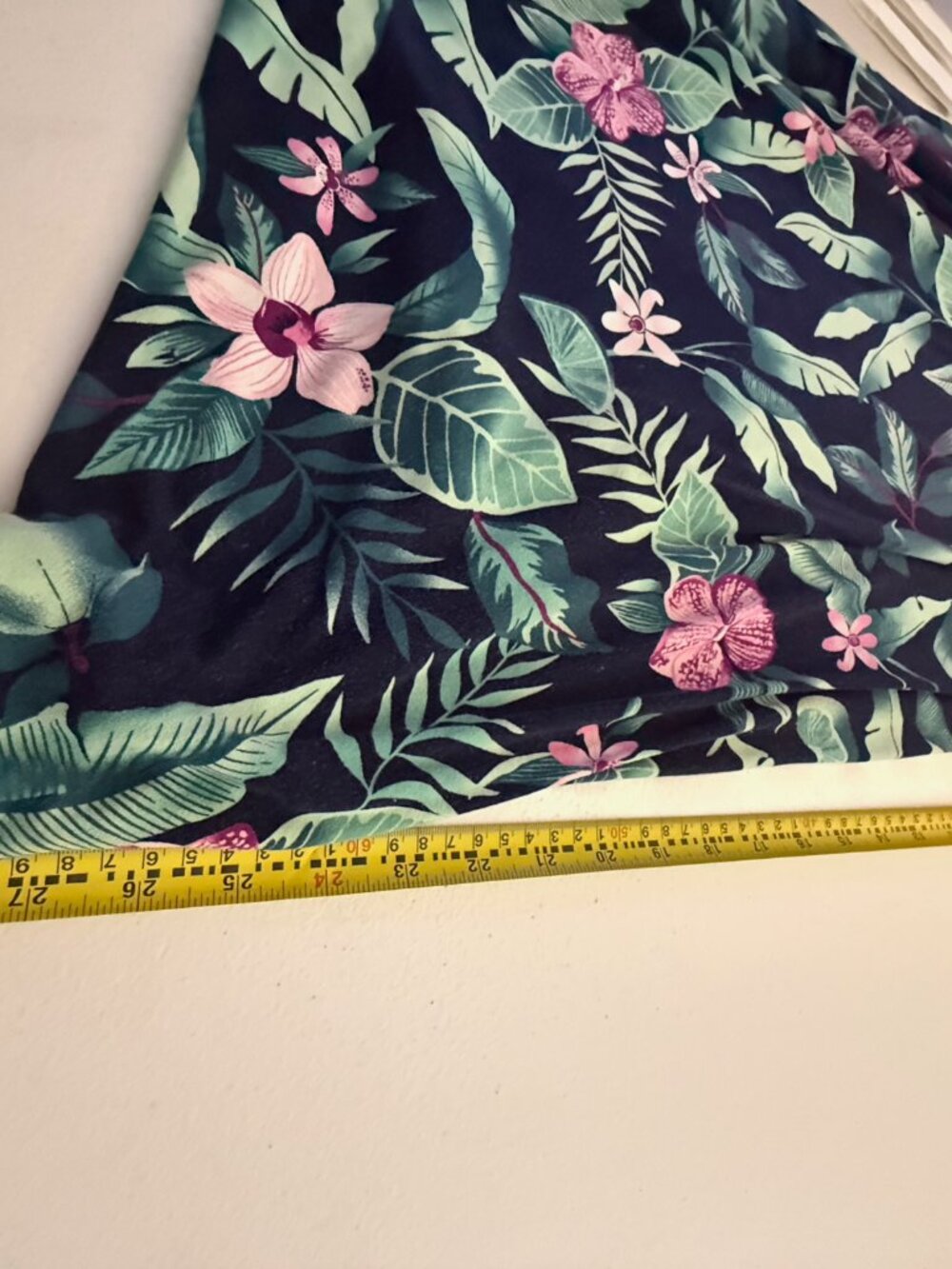 Old Navy, Midi Dress, Floral, Blue, Green, 2X - Picture 6 of 7